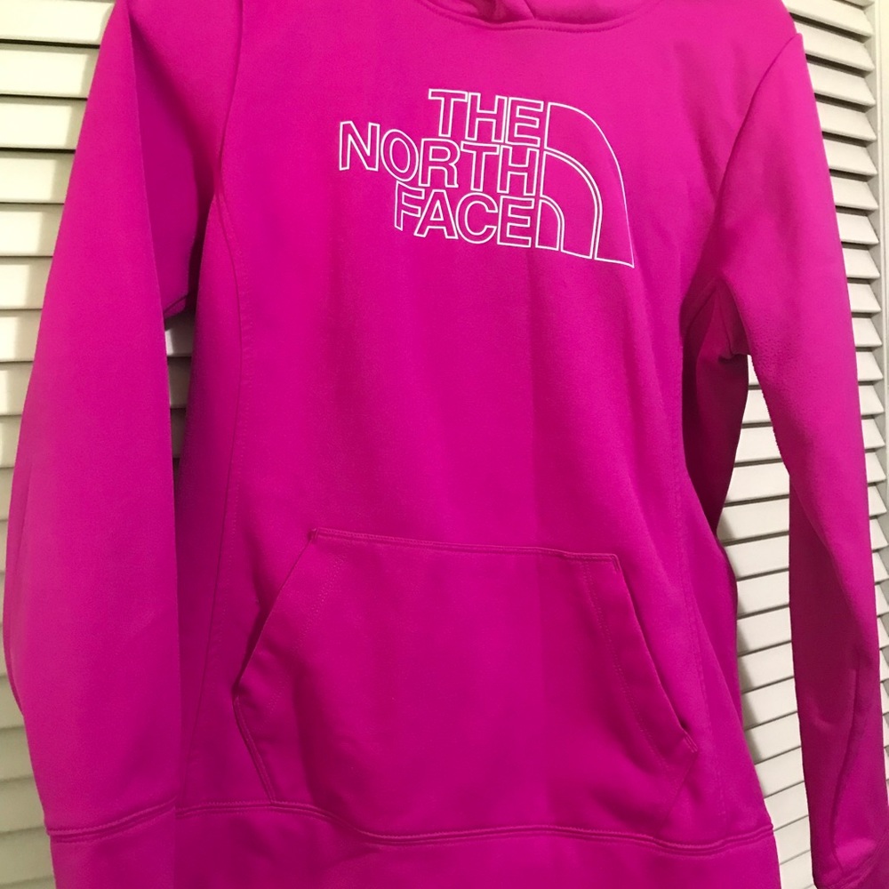 Pink North Face Hoodie
